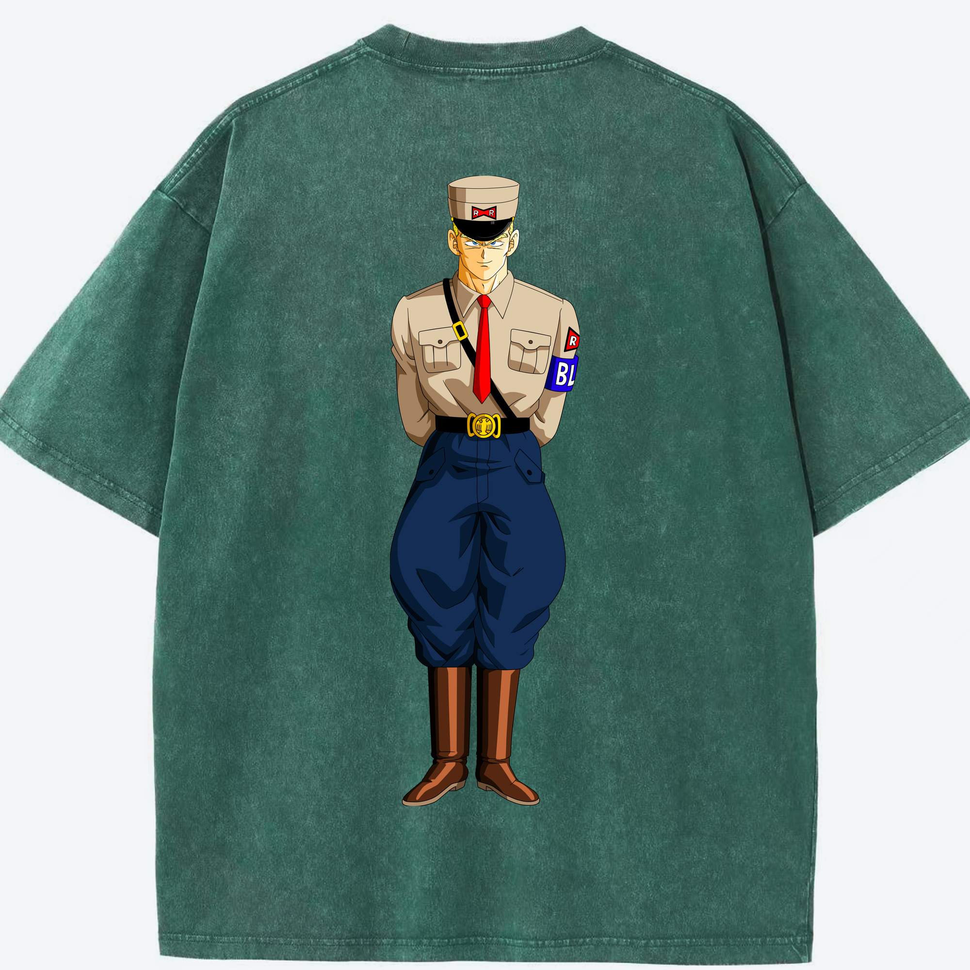 （画像用） ドラゴンボール DRAGON BALL 綿100% ヴィンテージ風 半袖Tシャツ（背面プリント）